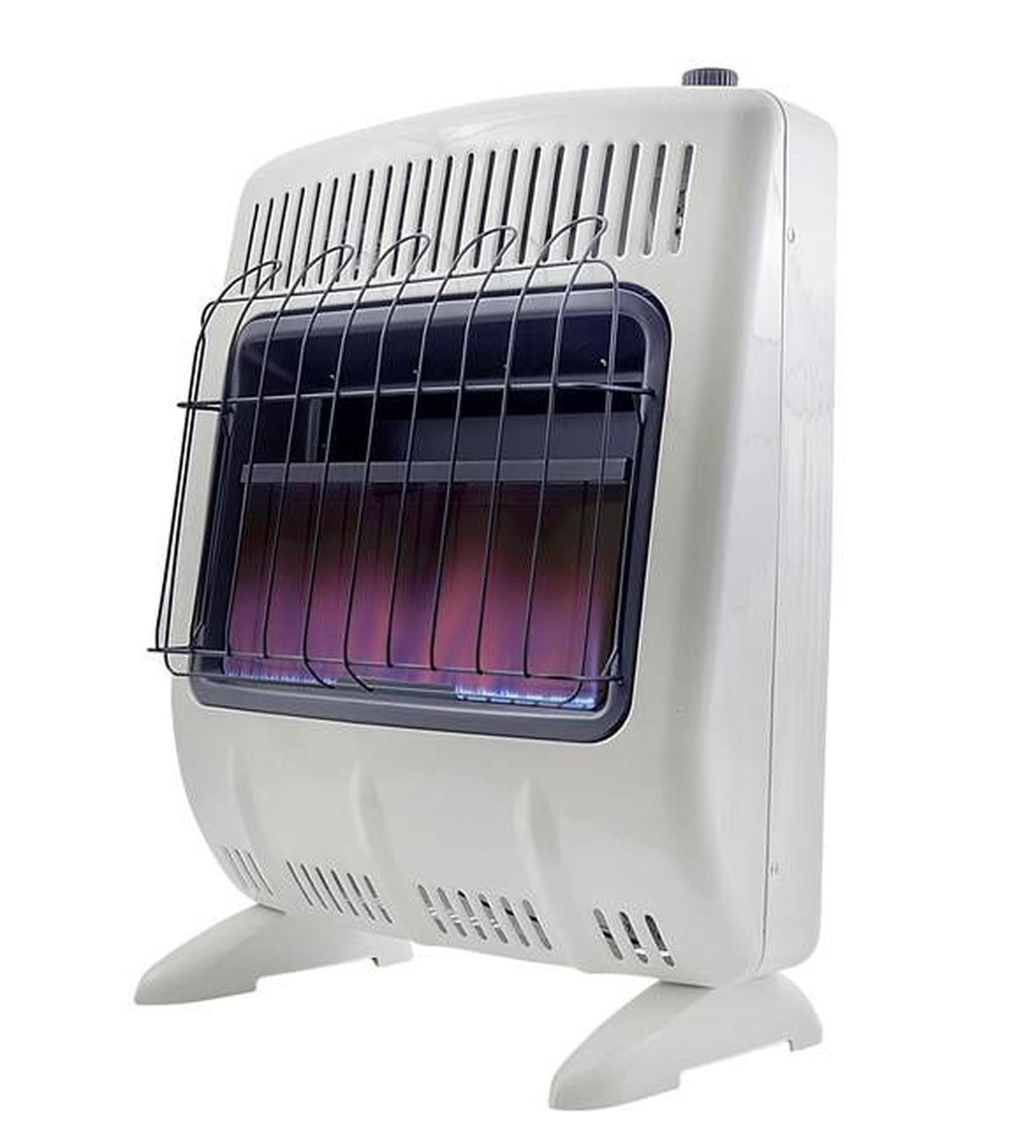 Heatstar 24" 20,000 BTU Blue Flame Vent Free Natural Gas Heater With Thermostat and Blower