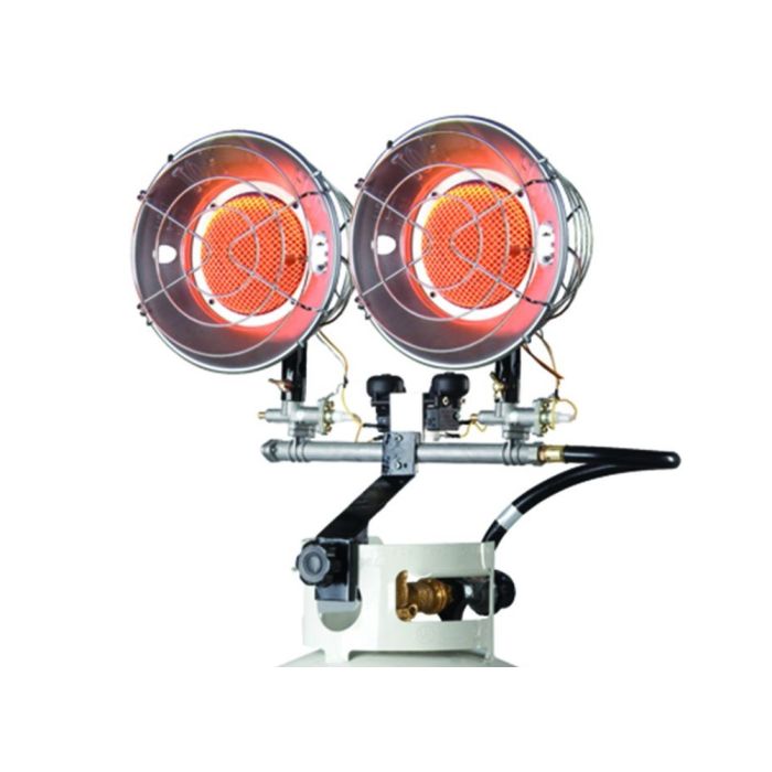 Heatstar 30,000 BTU Double Infrared Outdoor Propane Gas Tank Top Heater