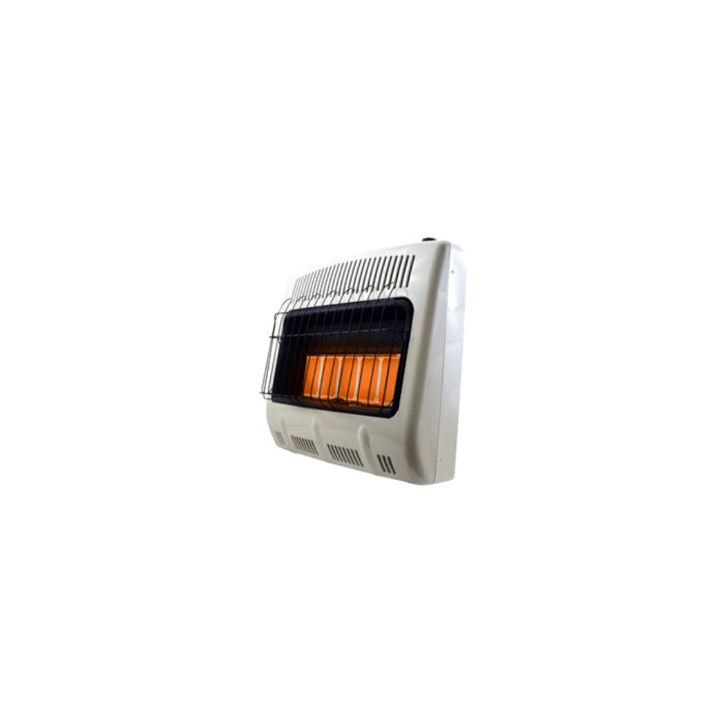 Heatstar 30,000 BTU Vent Free Infrared Radiant Natural Gas Heater with Thermostat and Blower