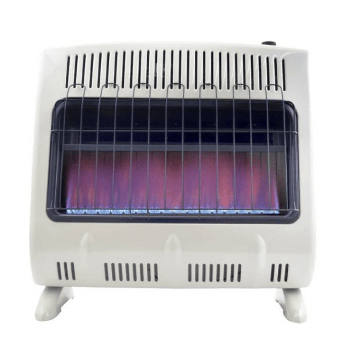 Heatstar 31" 30,000 BTU Blue Flame Vent Free Propane Gas Heater With Thermostat and Blower
