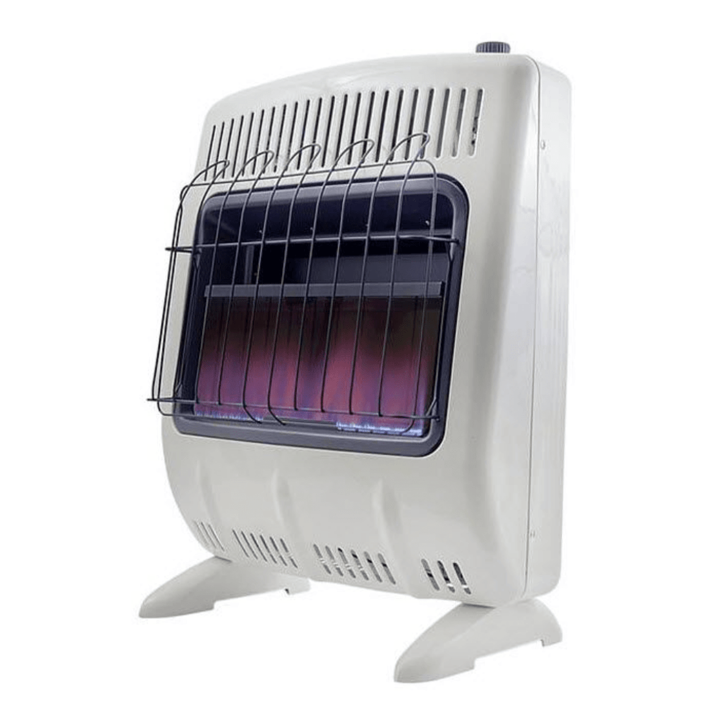 Heatstar 31" 30,000 BTU Blue Flame Vent Free Propane Gas Heater With Thermostat and Blower