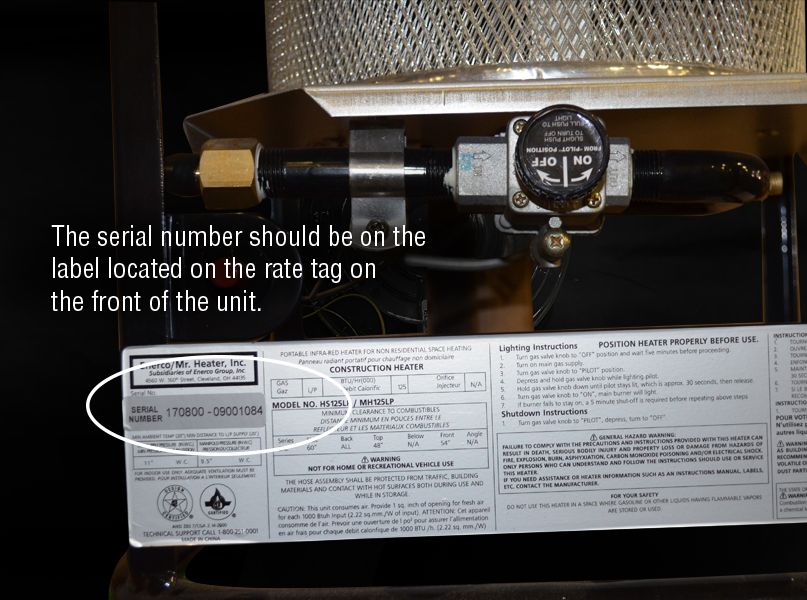 Heatstar 35" 125,000 BTU Infrared Radiant Portable Natural Gas Industrial Heater