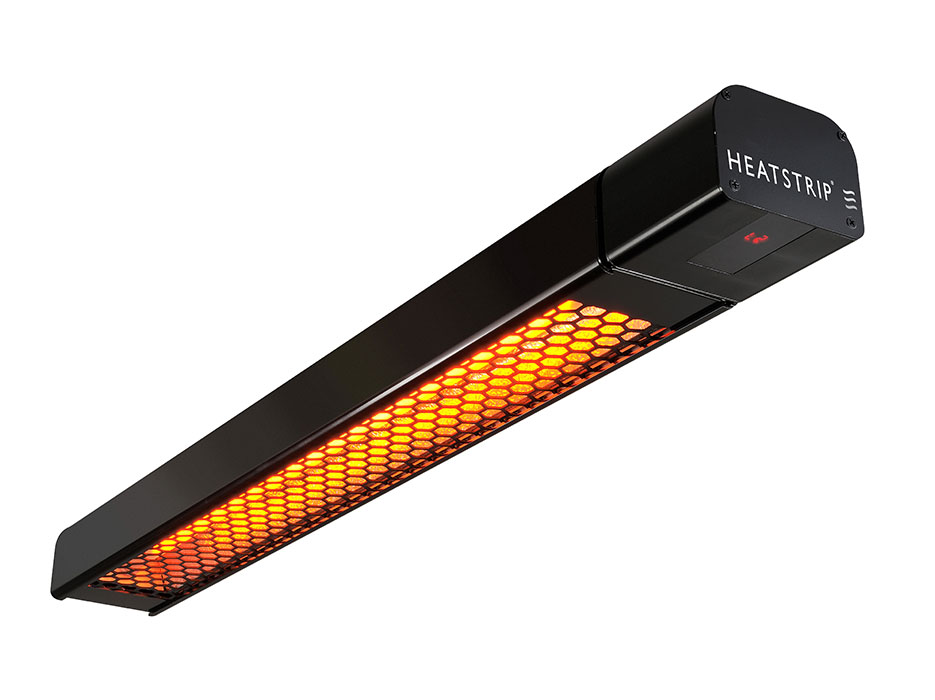 Heatstrip Black Intense 2200W Electric Heater with Remote & App
