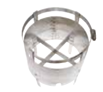Homestyle CF-6SSUPERID 6" Stainless Steel Aluminum Fireplace
