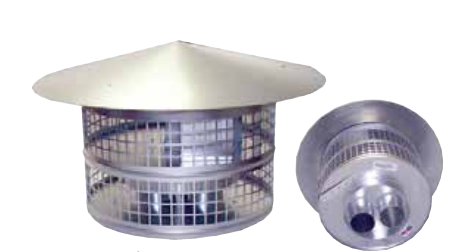 Homestyle CZC43-16 4" Stainless Steel Aluminum Fireplace