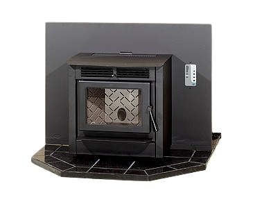 Hudson River Davenport 22" Matte Black Pellet Insert