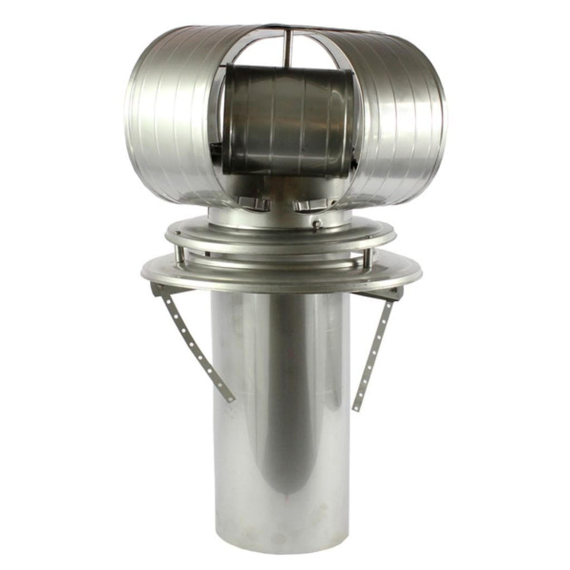 ICP Vacu-Stack Air Cooled Tallboy 16" Lid 6" Inner Diameter Stainless Steel Wind Chimney Cap