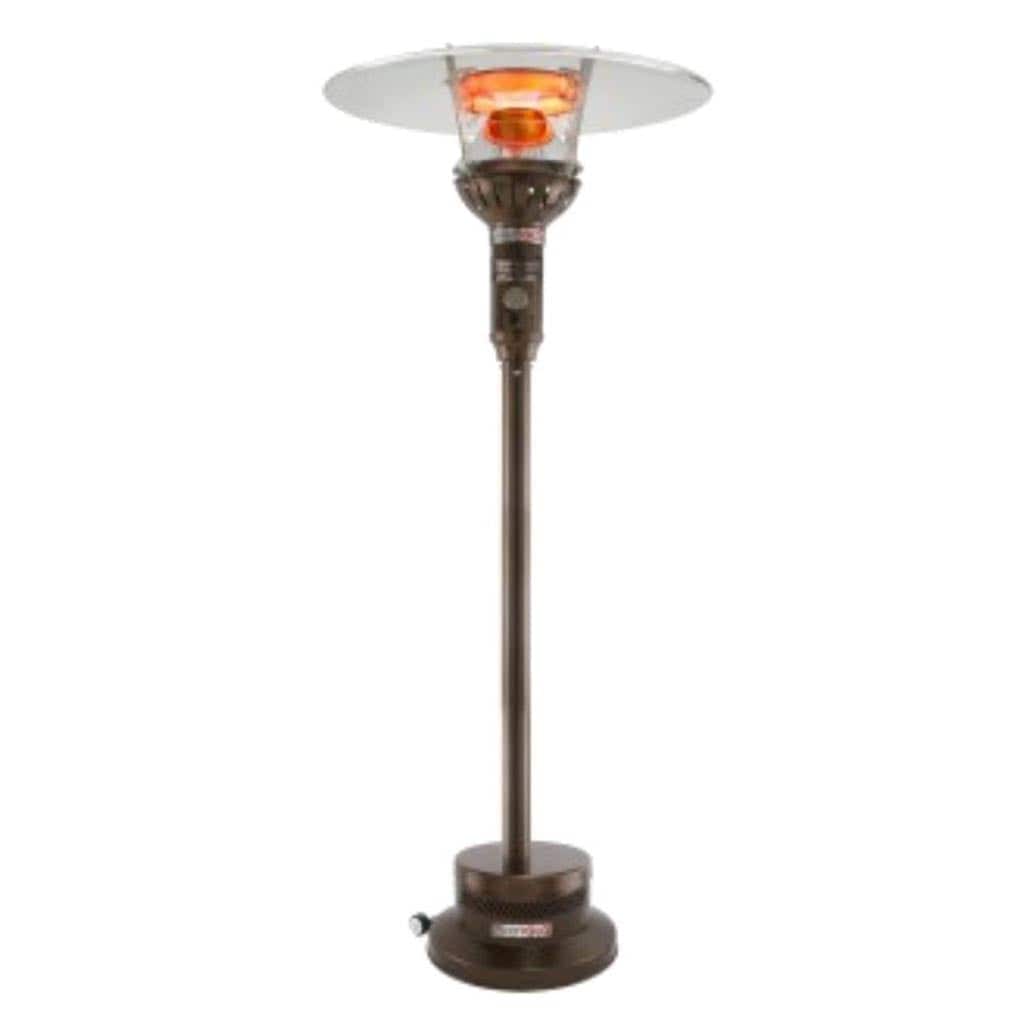 IR Energy evenGLO GA301MP Bronze Portable Natural Gas Patio Heater With 144" Hose Kit