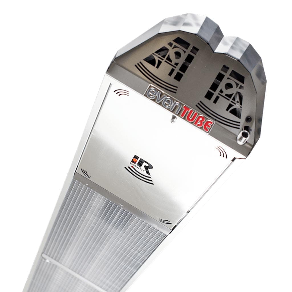 IR Energy evenTUBE 204" Stainless Steel Two-Stage Overhead Natural Gas Heater