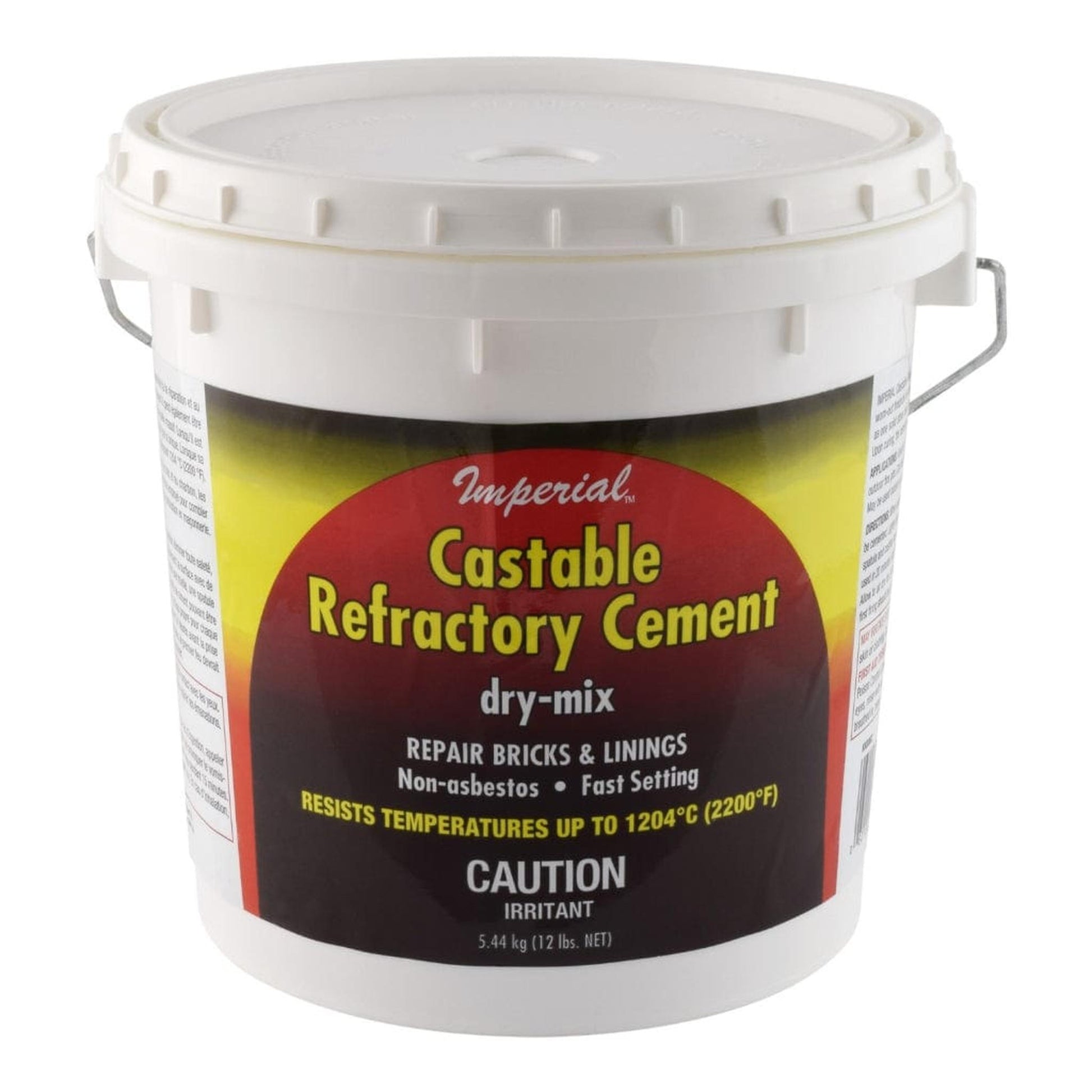 Imperial 12 Lbs. Tan/Buff Castable Refractory Cement Dry Mix