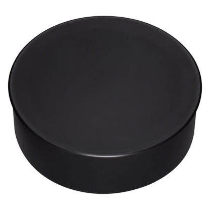 Imperial 6" Black Matt Stove Pipe Round Big End Tee Cap