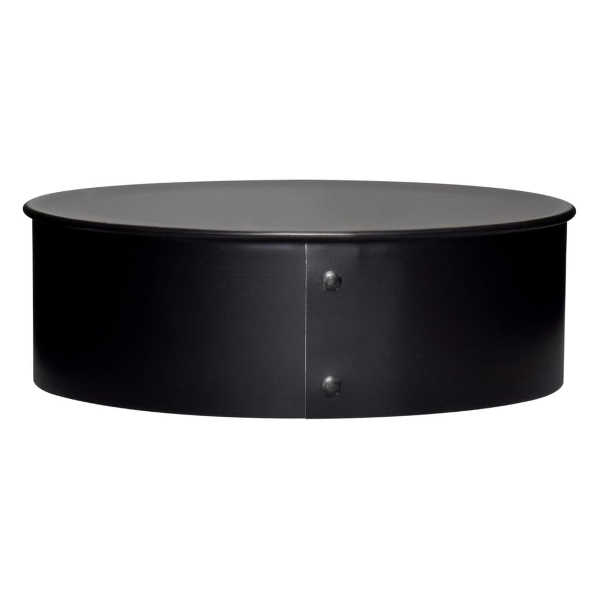 Imperial 6" Black Matt Stove Pipe Round Big End Tee Cap