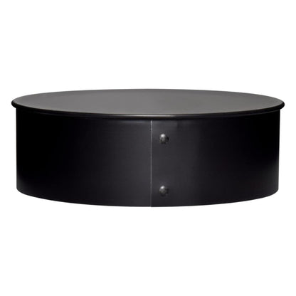 Imperial 6" Black Matt Stove Pipe Round Big End Tee Cap