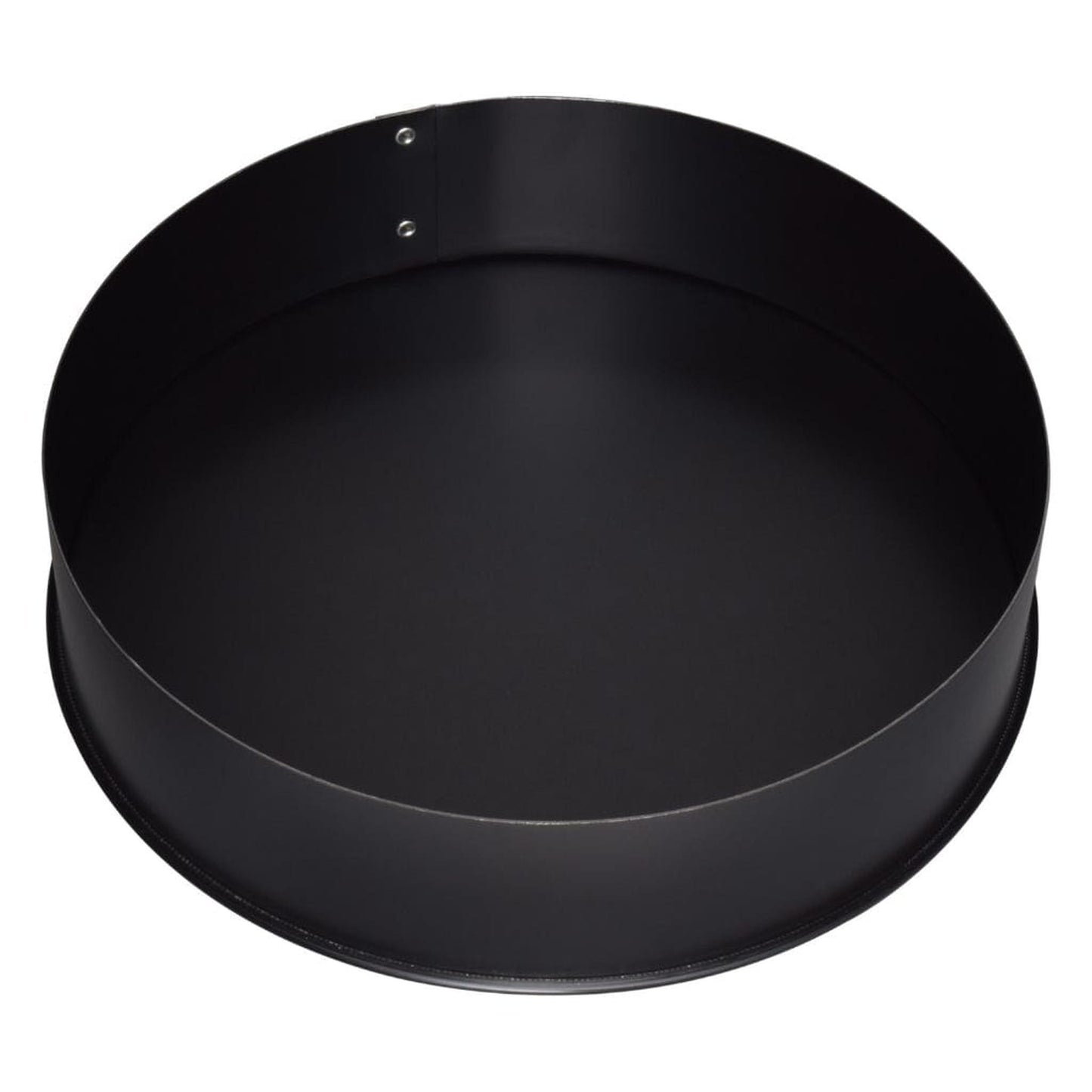 Imperial 6" Black Matt Stove Pipe Round Big End Tee Cap