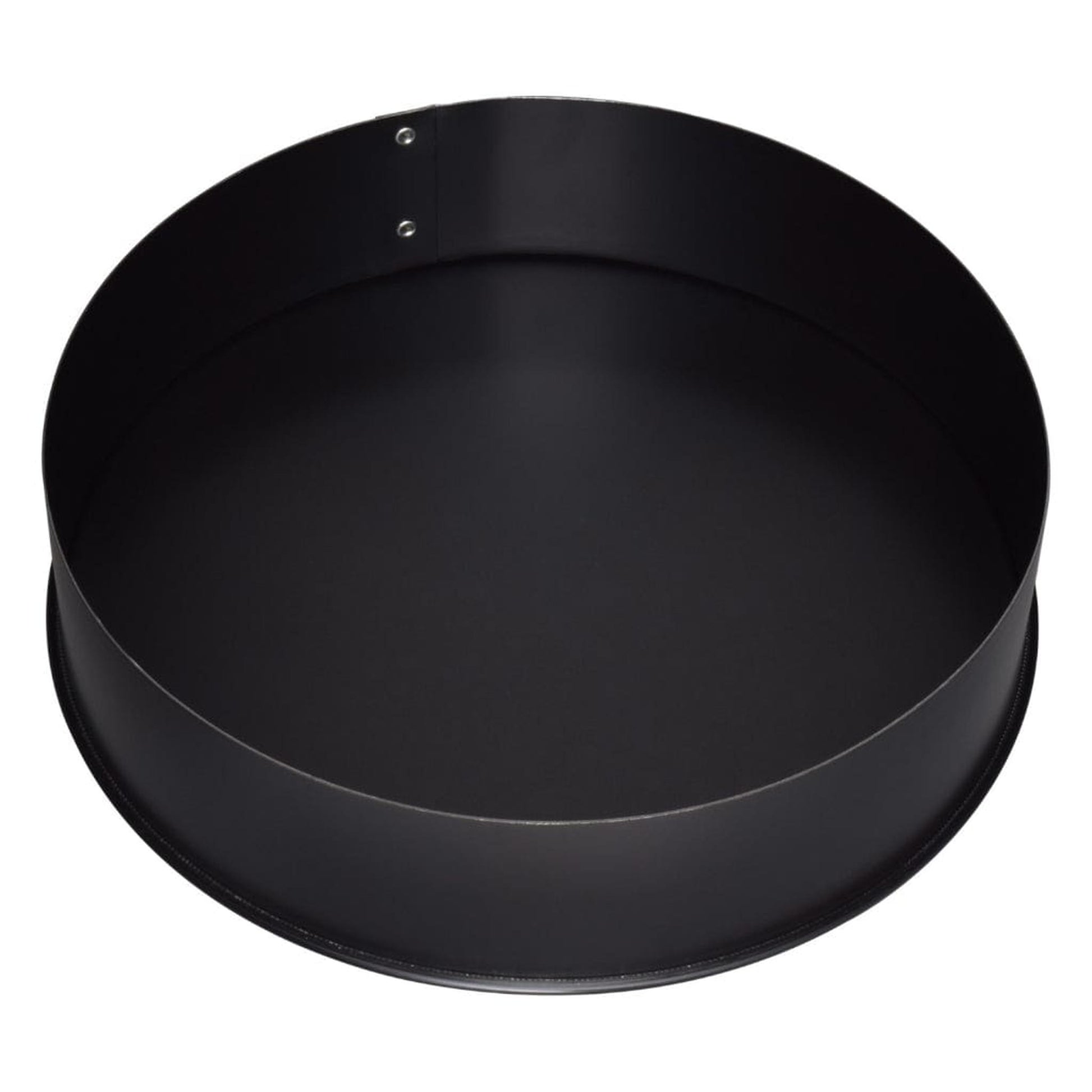 Imperial 6" Black Matt Stove Pipe Round Big End Tee Cap
