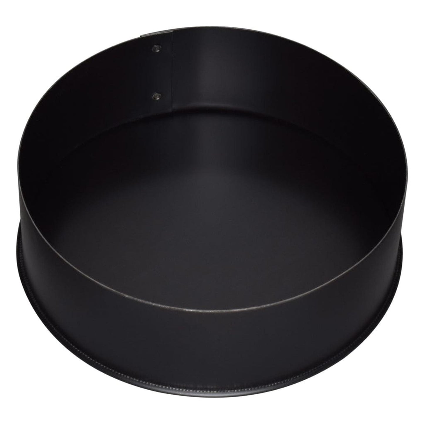 Imperial 6" Black Matt Stove Pipe Round Big End Tee Cap