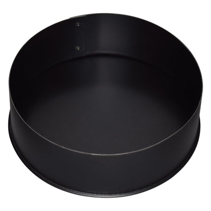 Imperial 6" Black Matt Stove Pipe Round Big End Tee Cap
