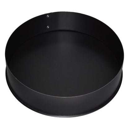 Imperial 7" Black Matt Stove Pipe Round Big End Tee Cap