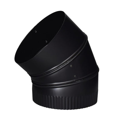 Imperial 7" x 45° Black Matt Adjustable Elbow
