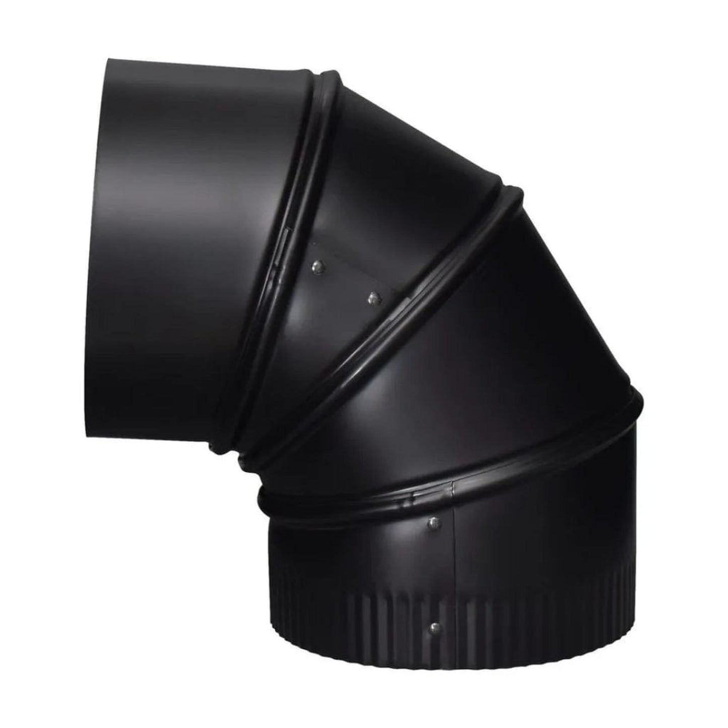 Imperial 7" x 90° Black Matt Adjustable Elbow