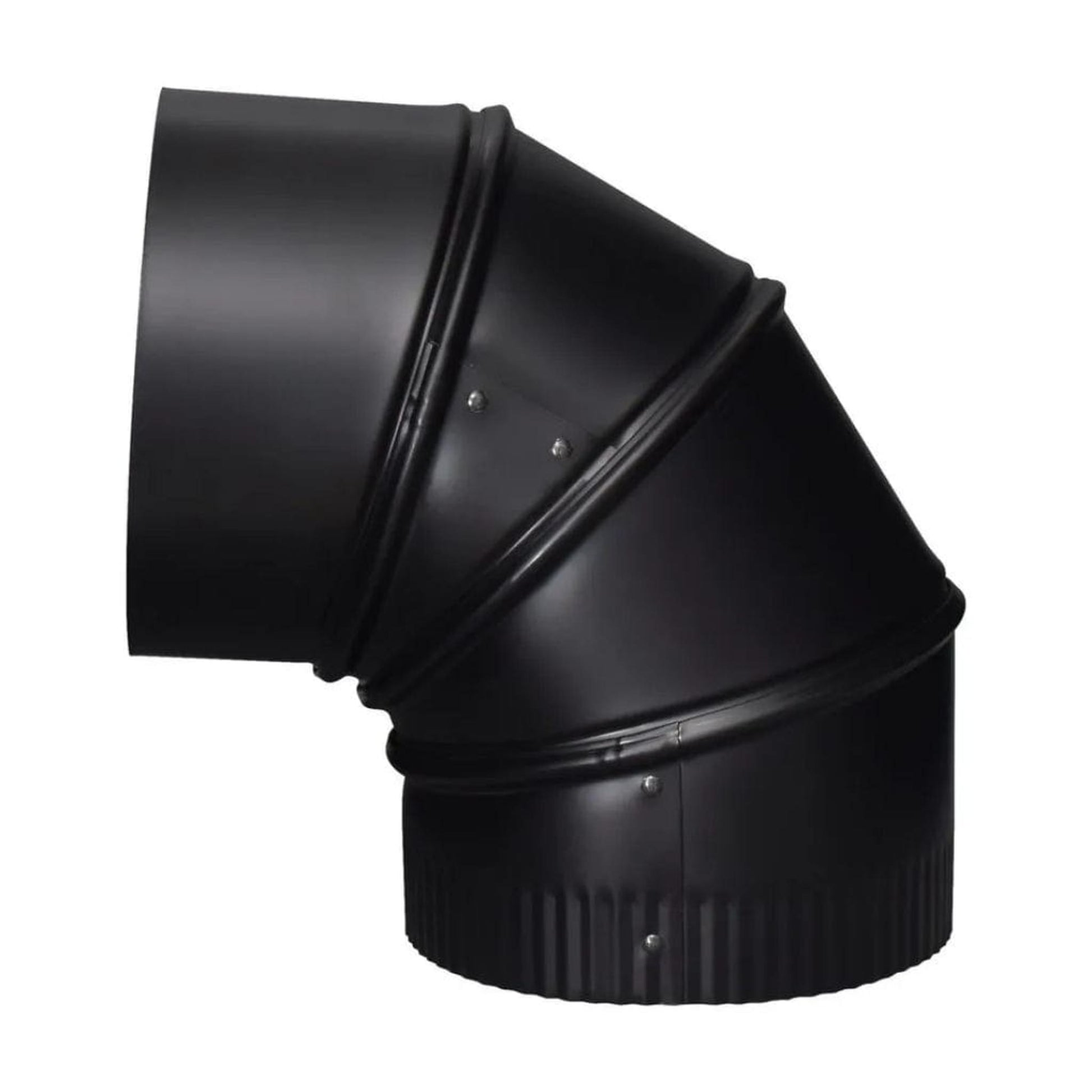 Imperial 7" x 90° Black Matt Adjustable Elbow