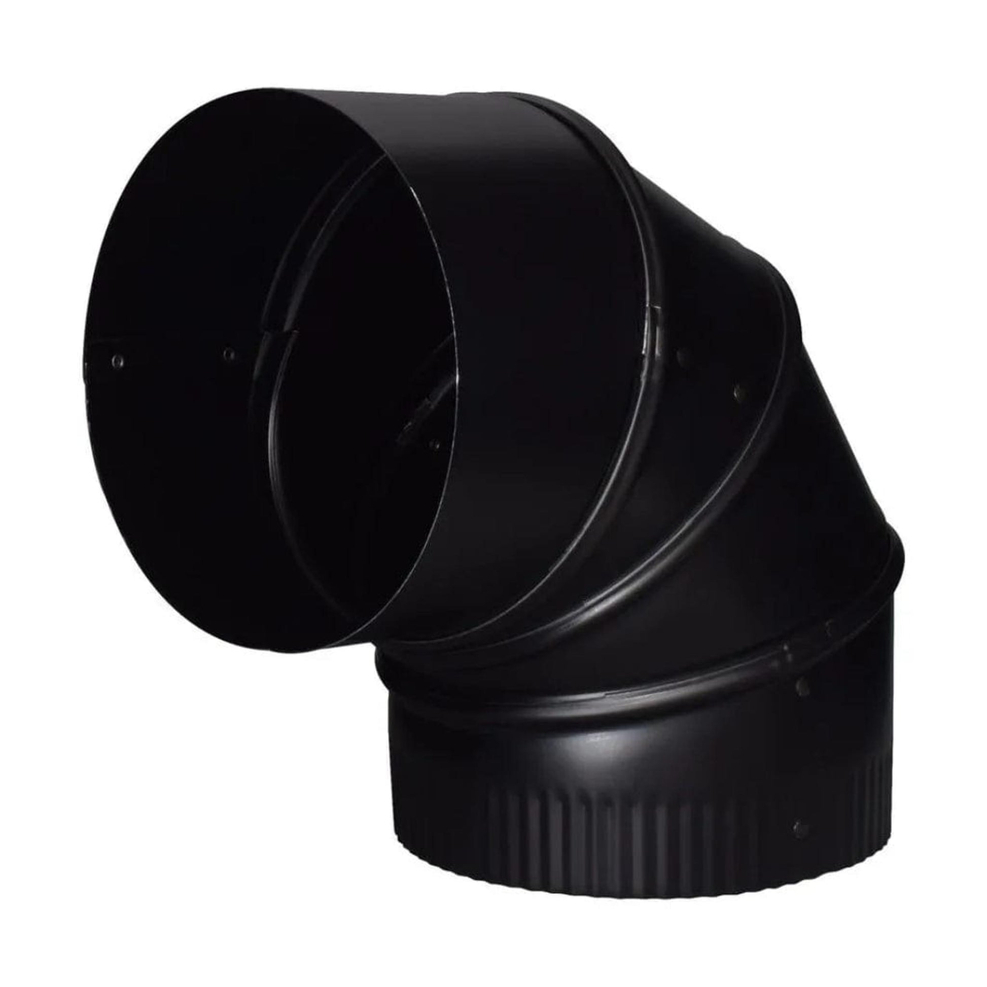 Imperial 7" x 90° Black Matt Adjustable Elbow