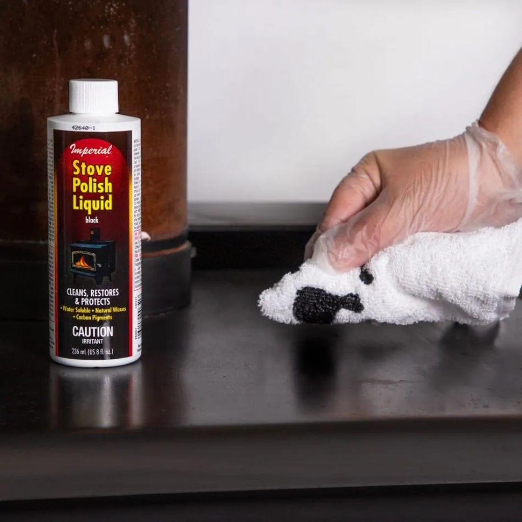Rutland stove polish black liquid code 72 restore protect clean cast iron  8oz