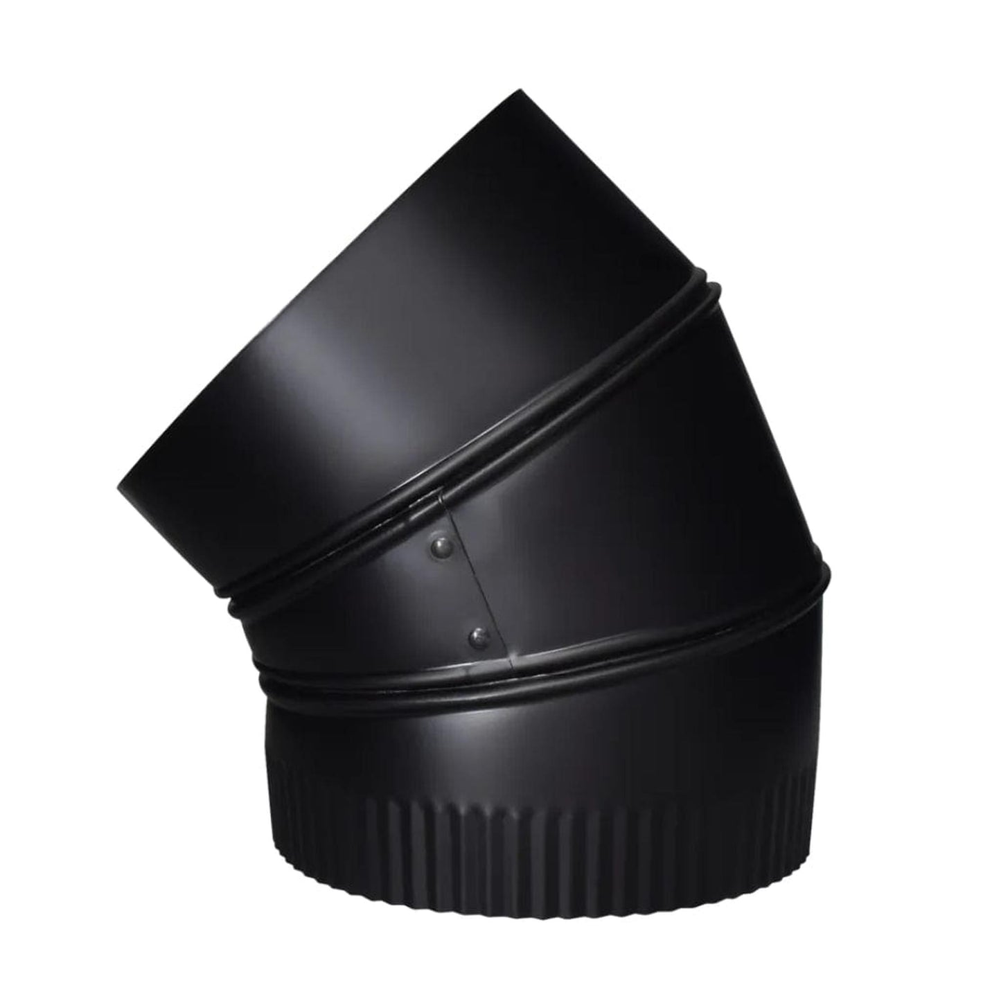 Imperial 8" x 45° Black Matt Adjustable Elbow