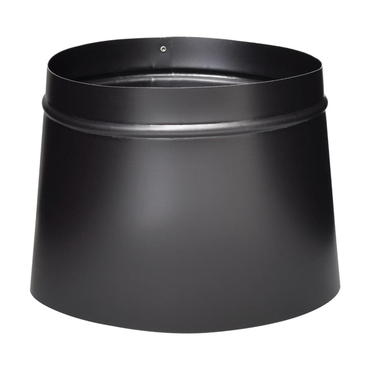 Matt Pipe Imperial Black Matt Stove Pipe Oval to Round Connector – US Fireplace Store