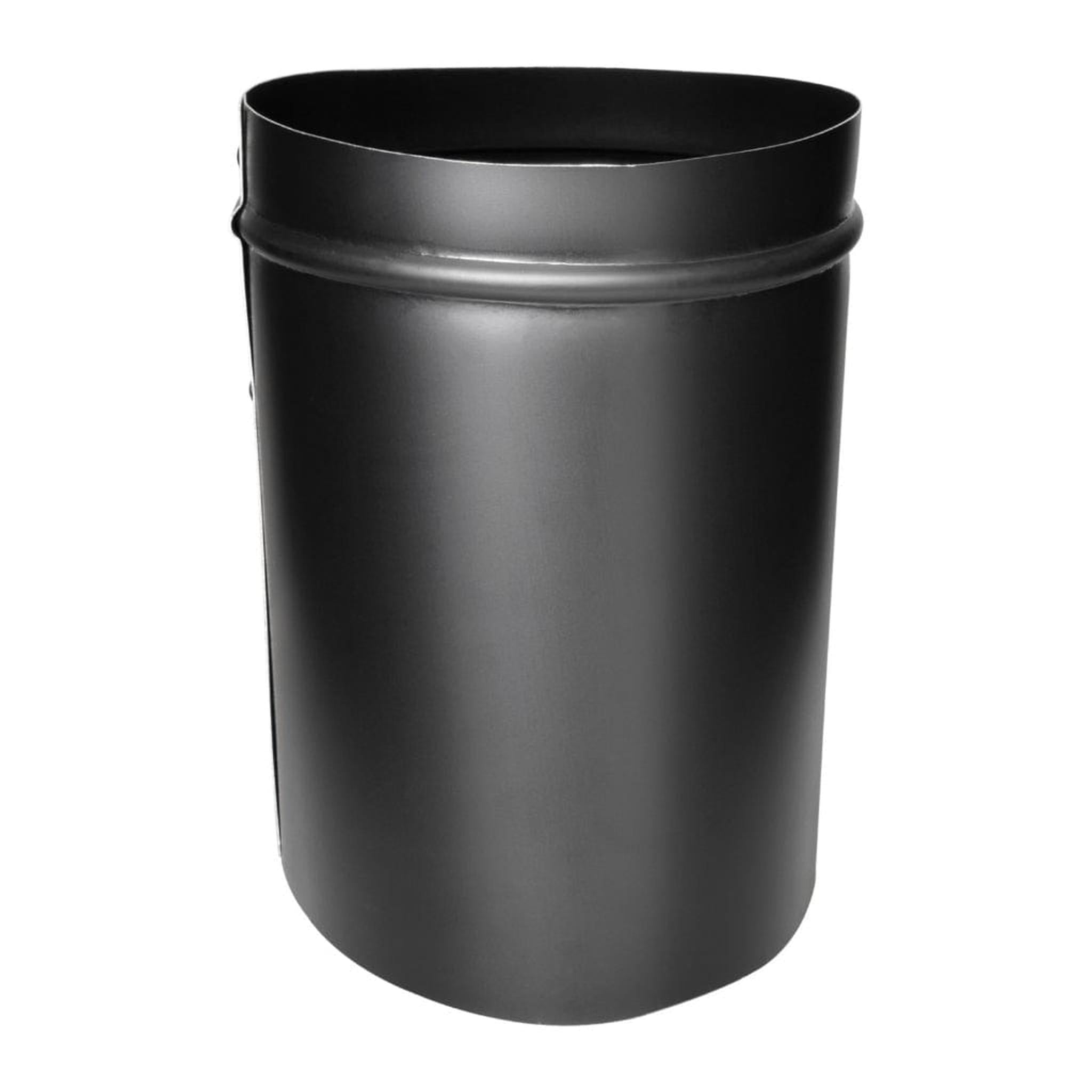 Imperial Black Matt Stove Pipe Oval to Round Connector US Fireplace Store