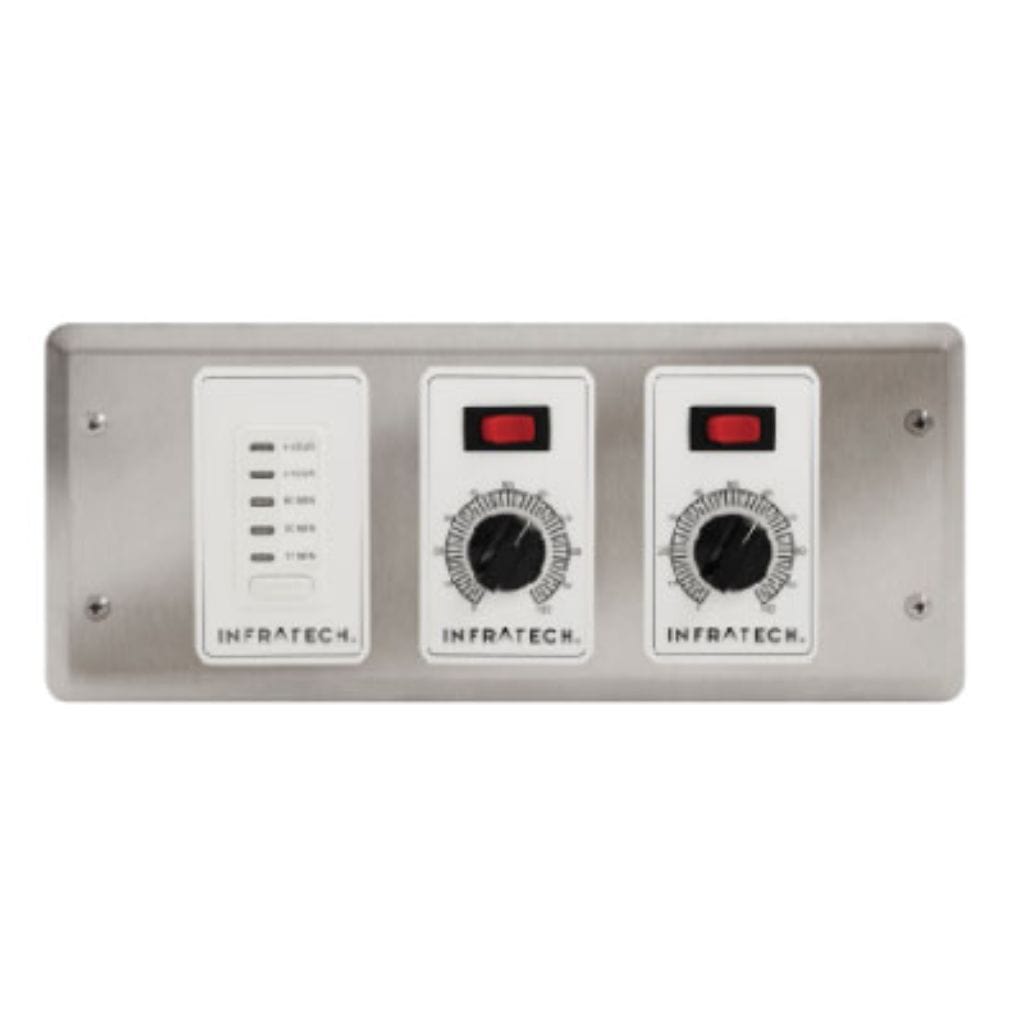 Infratech Comfort 2 Zone Analog Solid State Controller w/ Digital Timer