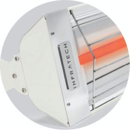 Infratech 33" W-Series Biscuit Single Element 1,500-Watt 120V Patio Heater - W1512BI