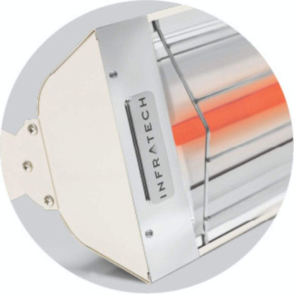 Infratech 33" W-Series Biscuit Single Element 1,500-Watt 120V Patio Heater - W1512BI