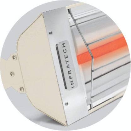 Infratech 33" W-Series Biscuit Single Element 1,500-Watt 120V Patio Heater - W1512BI