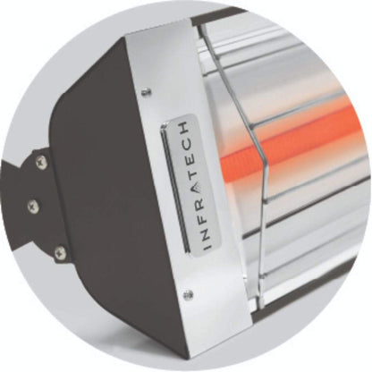 Infratech 33" W-Series Biscuit Single Element 1,500-Watt 120V Patio Heater - W1512BI