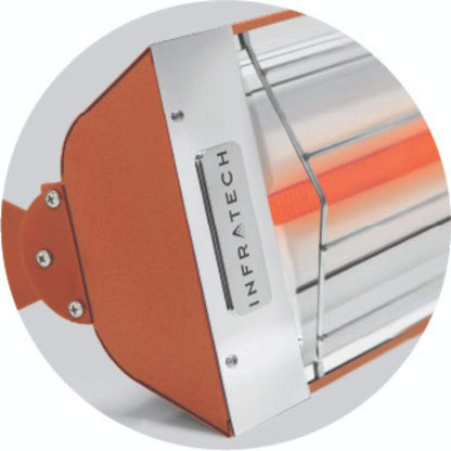 Infratech 33" W-Series Biscuit Single Element 1,500-Watt 120V Patio Heater - W1512BI