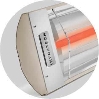 Infratech Comfort CD Series 48" Beige 5200W 240V Dual Element Wall/CeiIing Mounted Electric Infrared Patio Heater
