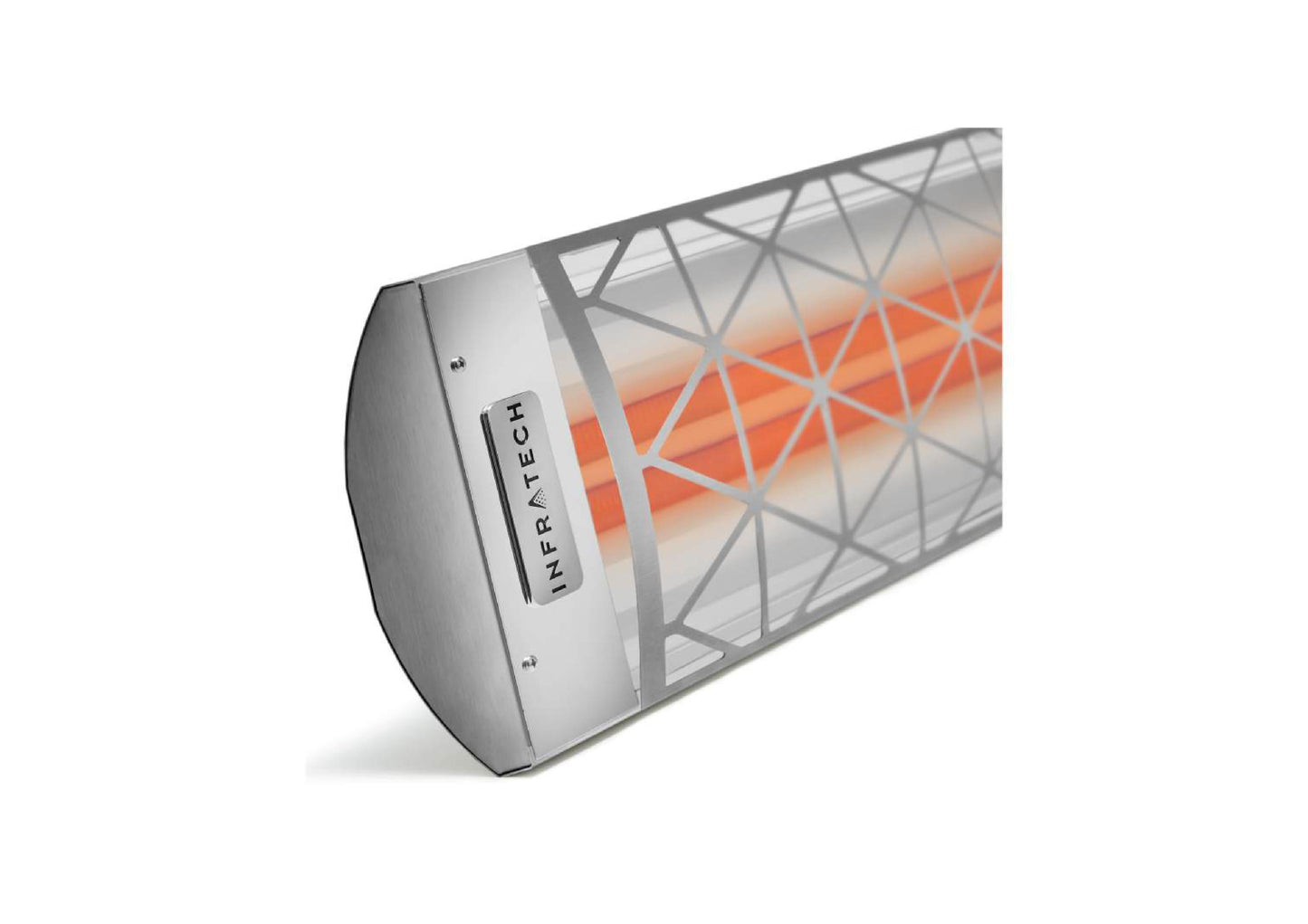 Infratech Comfort CD Series Motif Contermporary 48" Marine Grade Stainless Steel 5200W 480V Dual Element Wall/CeiIing Mounted Electric Infrared Patio Heater