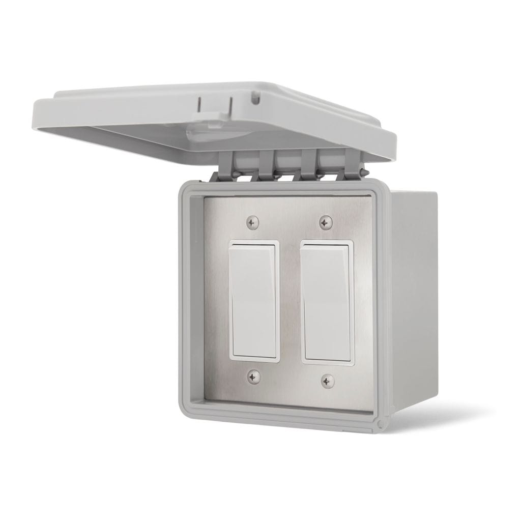 Infratech Comfort Dual On/Off Switch Surface Mount w/ Weatherproof Box & Cover