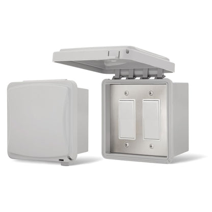Infratech Comfort Dual On/Off Switch Surface Mount w/ Weatherproof Box & Cover