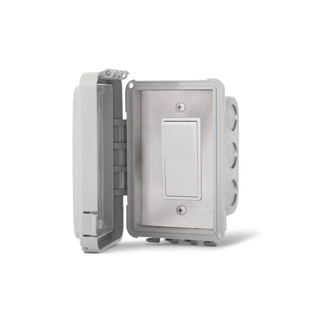 Infratech Comfort Single On/Off Switch Flush Mount with Weatherproof Cover