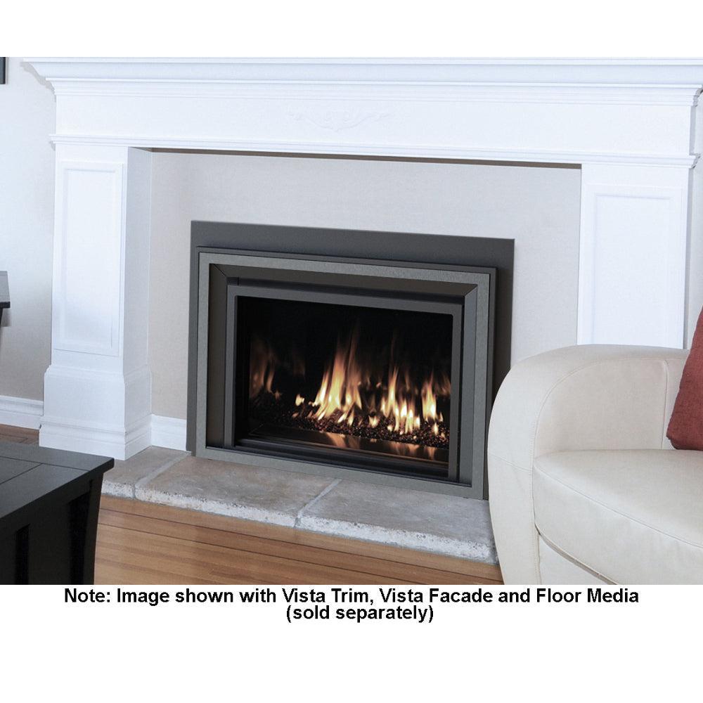 IronStrike Madison Park 34 Direct Vent Contemporary Natural Gas Fireplace Insert