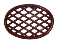 John Wright Trivets - Lattice, Large Red