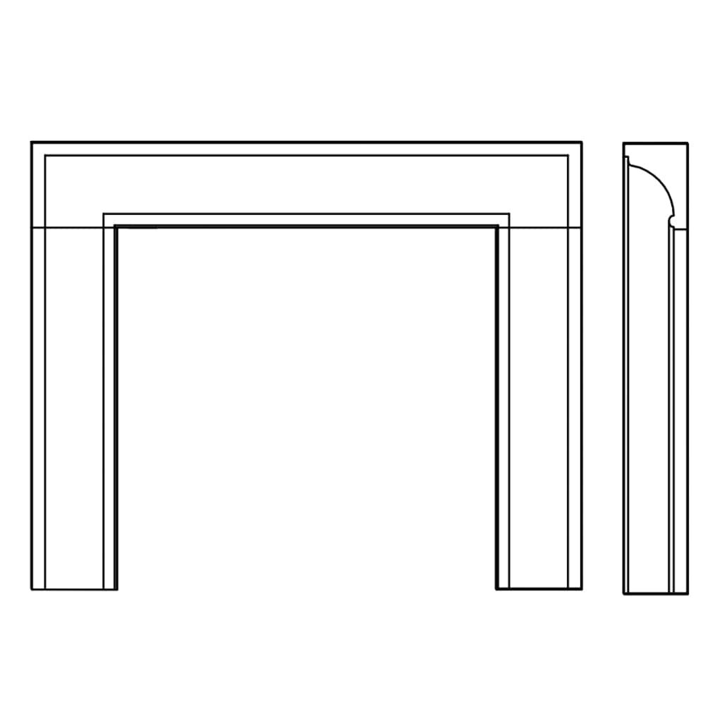 Kindred 61" The Soho Boutique Fireplace Surround