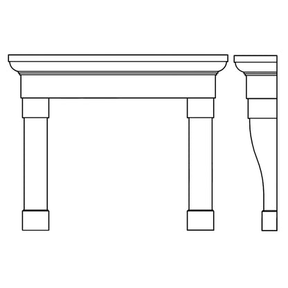 Kindred 66" The Valentina Fireplace Surround