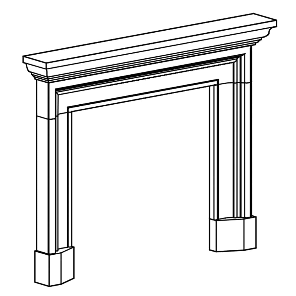 Kindred 68" The Bryant Fireplace Surround