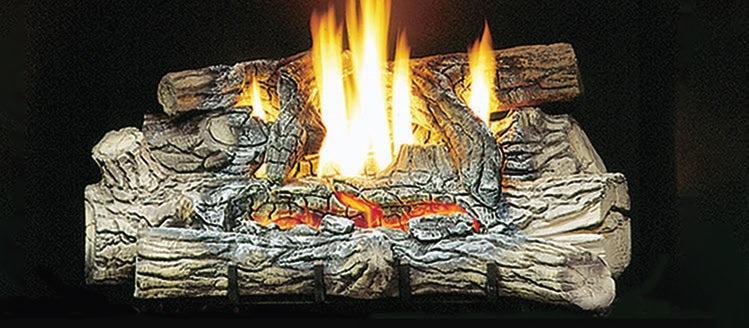 Kingsman 30" Fiber Split Oak Vented/Vent Free Log Set