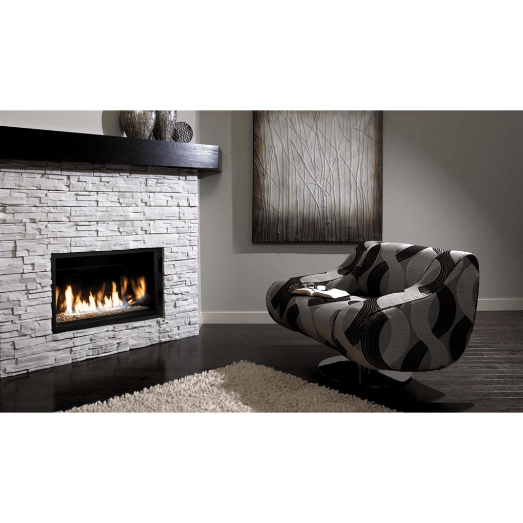 Kingsman 36" ZCVRB3622 Zero Clearance Clean View Direct Vent Linear Gas Fireplace
