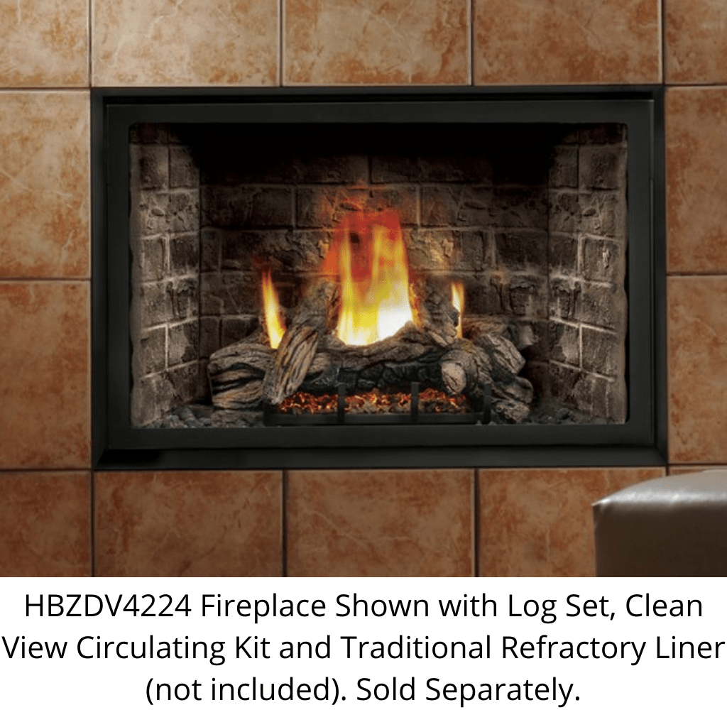Kingsman 42" HBZDV4224 Zero Clearance Direct Vent Gas Fireplace