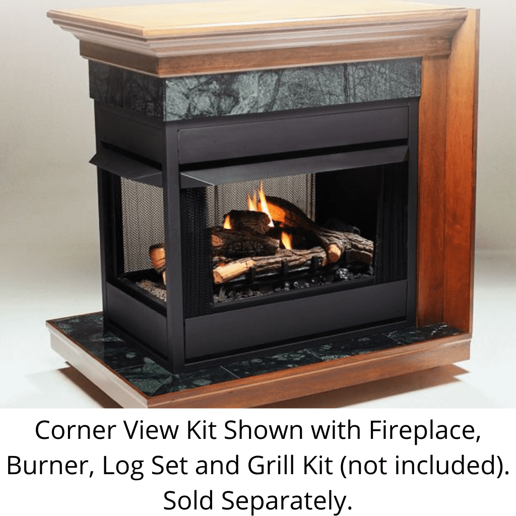 Kingsman Corner View Kit for MVF40 Series Fireplaces